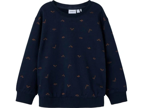 Name It dark sapphire dino sweatshirt